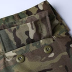 LANBAOSI Men's Tactical Jacket and Pants Military Hunting ACU Uniform 2PC Apparel Suit