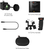 InfiRay T2 Pro Thermal Monocular for iPhone, Outdoor Night Vision Monocular, 25Hz Frame Rate, 13mm Focal Length, 13.6X10.2 FOV, Hot Spot Tracking