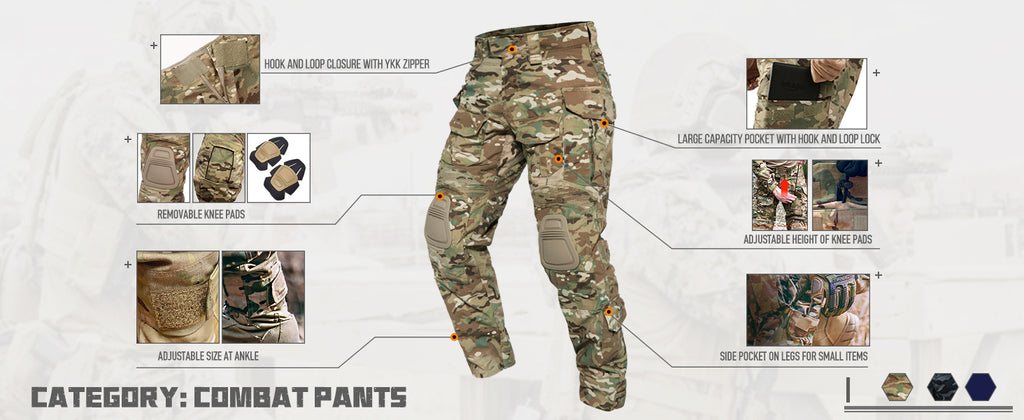 G3 Combat Suit Military Apparel Set Tactical Camouflage Clothing Hunting Uniform Paintball Gear with Knee Pads for Men