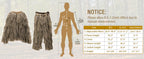 DoCred 5 in 1 Ghillie Suit, 3D Camouflage Hunting Apparel w/Jacket, Pants, Hood, Carry Bag for Adults/Youth, S/M/L/XL/XXL