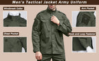 Men's Tactical Combat Jacket and Pant Set Ripstop Military Uniform Outdoor Hunting Paintball Airsoft Casual Clothes