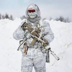 Multicam Alpine Tactical Suit for Winter Hunting Camouflage Clothing for Army Military Including Jacket, Pants, Pouch Suitable for Unisex (M/L/XL/XXL/XXXL)