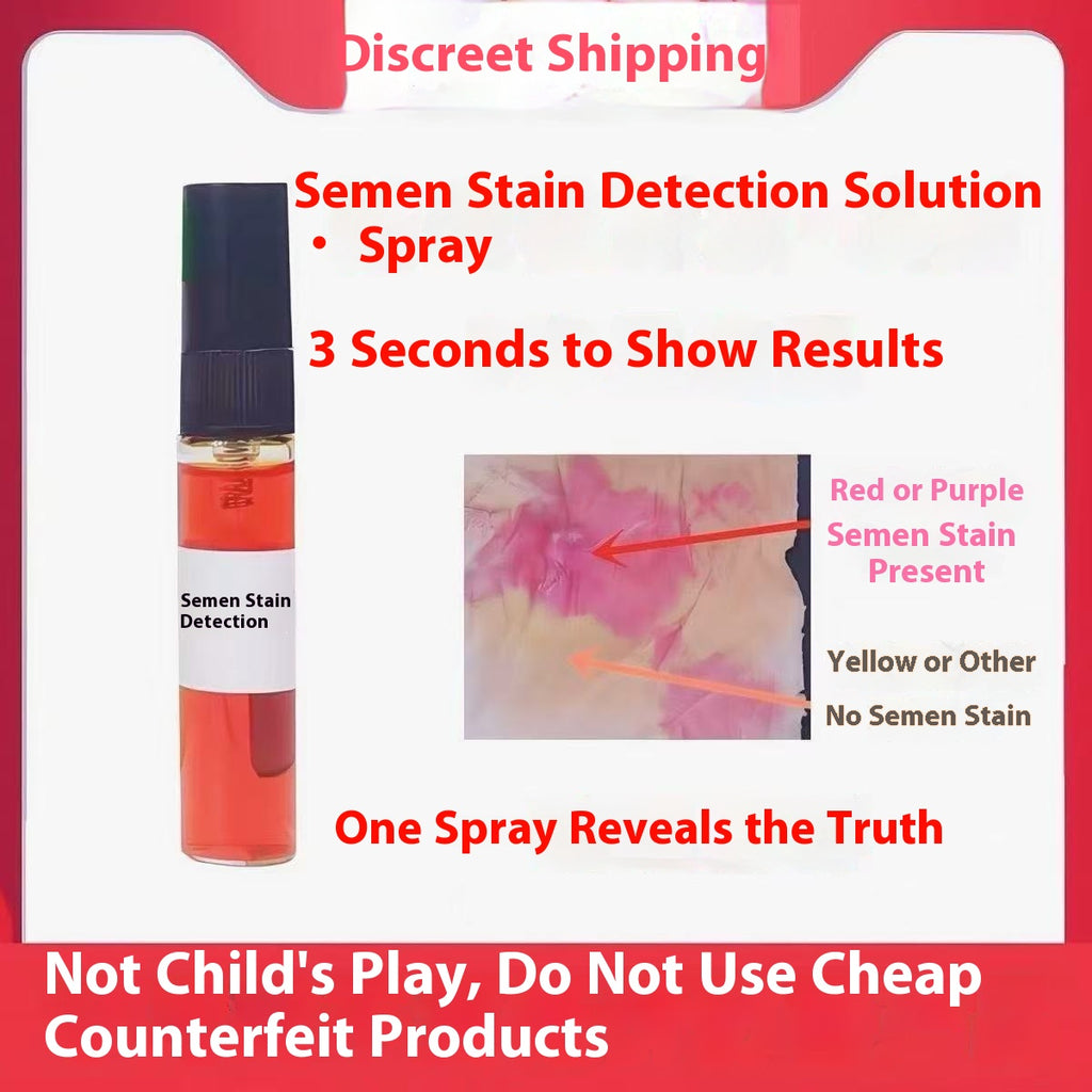 Semen detection spray reagent for semen testing page