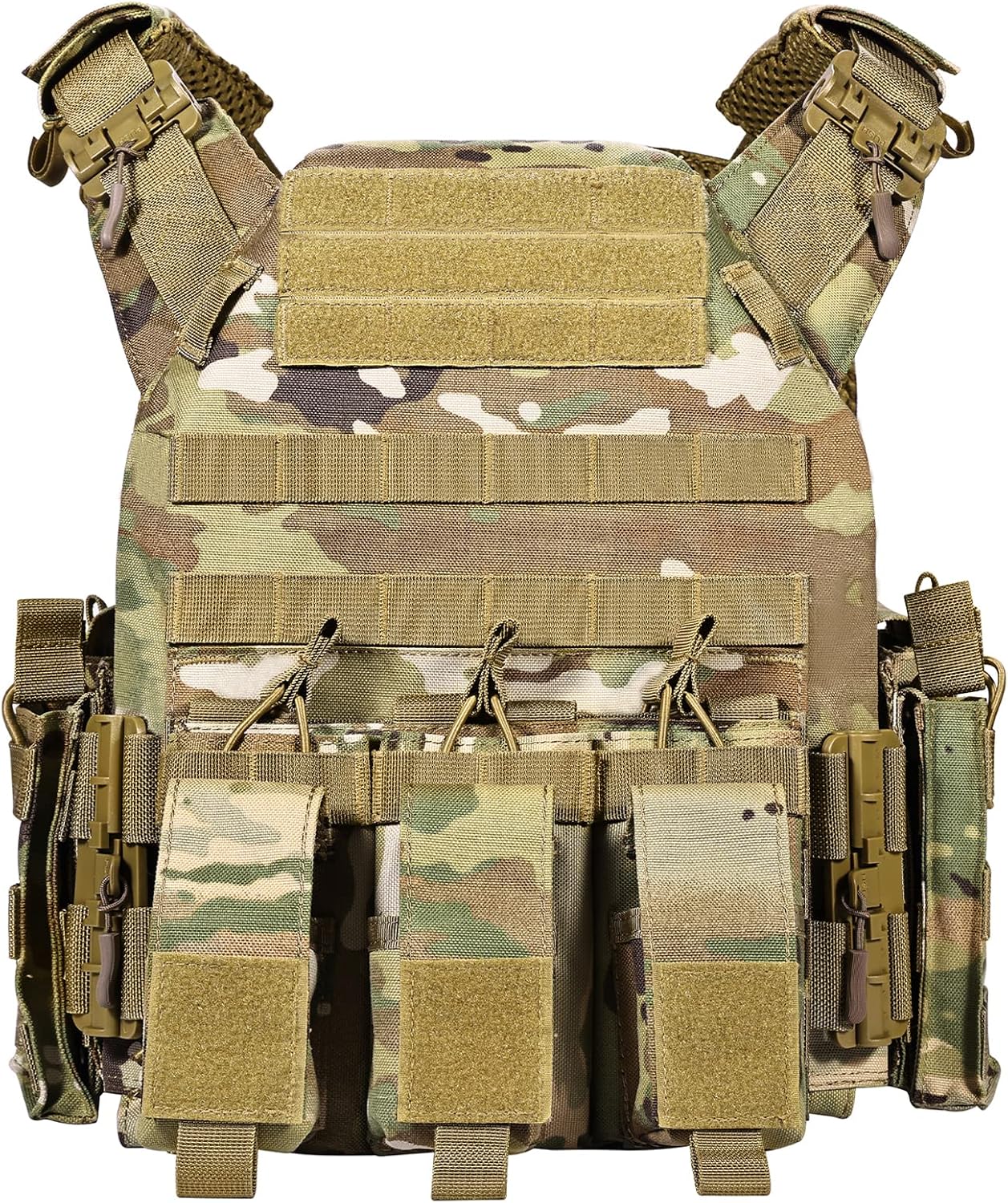 GFIRE Tactical Vest - Airsoft Lightweight Modular 3D Breathable Quick Release Vest, Adjustable Tactical Gear for Training