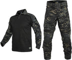 G3 Combat Suit Military Apparel Set Tactical Camouflage Clothing Hunting Uniform Paintball Gear with Knee Pads for Men