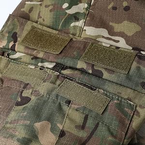 LANBAOSI Men's Tactical Jacket and Pants Military Hunting ACU Uniform 2PC Apparel Suit