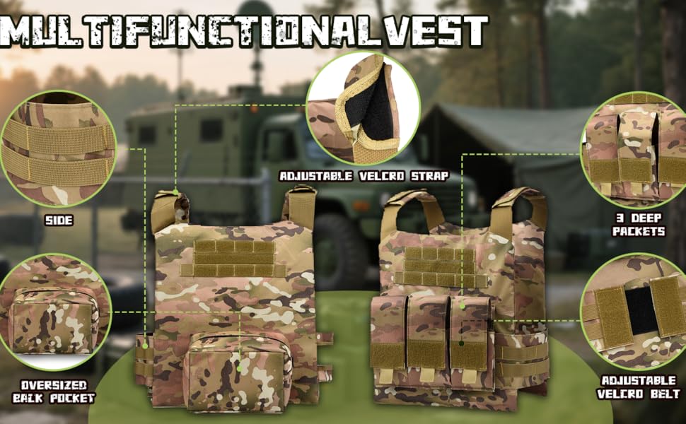 Klocerg Children's Army Special Forces Clothing Children's Camouflage Single Soldier Clothing Helmet Backpack Soldier Boy