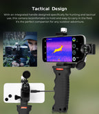 InfiRay T2 Pro Thermal Monocular for iPhone, Outdoor Night Vision Monocular, 25Hz Frame Rate, 13mm Focal Length, 13.6X10.2 FOV, Hot Spot Tracking