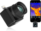 InfiRay T2 Pro Thermal Monocular for iPhone, Outdoor Night Vision Monocular, 25Hz Frame Rate, 13mm Focal Length, 13.6X10.2 FOV, Hot Spot Tracking