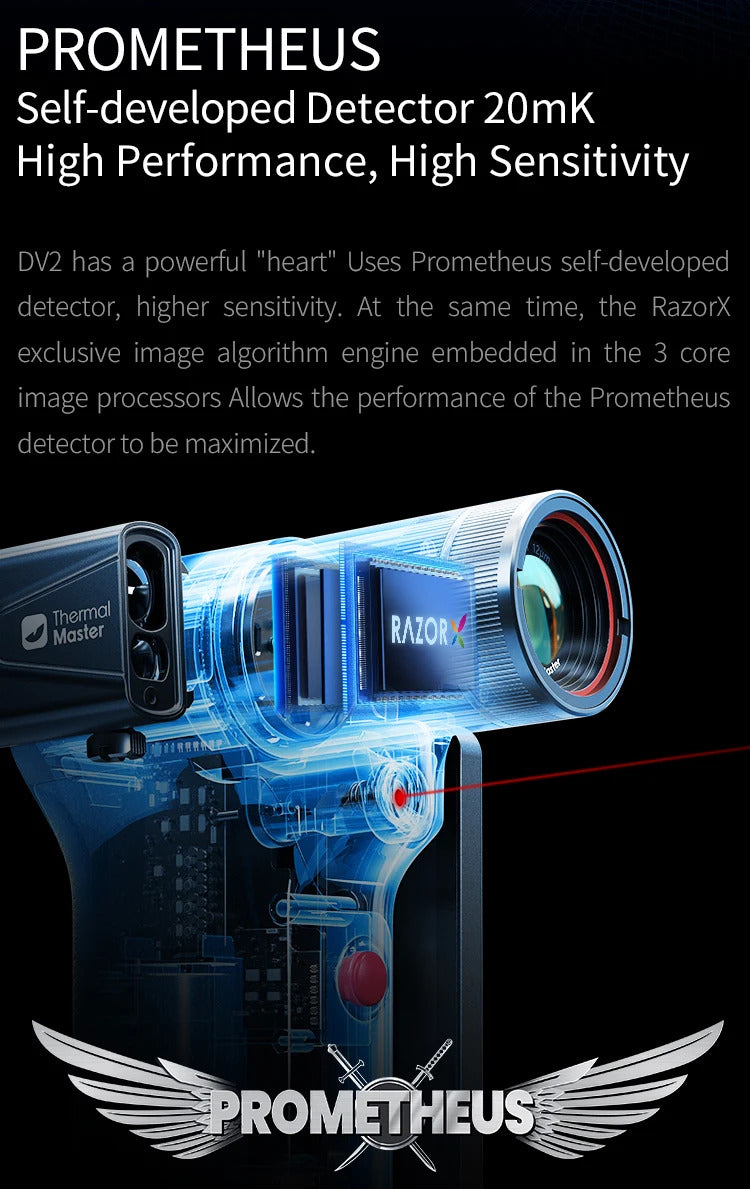 Thermal master DV2 Monocular Infrared Night Vision Hunting Thermal Vision Camera