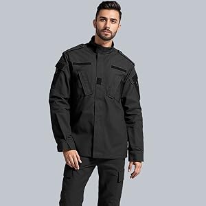 Men's Tactical Combat Jacket and Pant Set Ripstop Military Uniform Outdoor Hunting Paintball Airsoft Casual Clothes