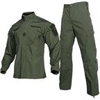 Men's Tactical Combat Jacket and Pant Set Ripstop Military Uniform Outdoor Hunting Paintball Airsoft Casual Clothes