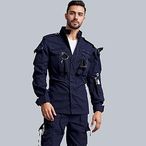 Men's Tactical Combat Jacket and Pant Set Ripstop Military Uniform Outdoor Hunting Paintball Airsoft Casual Clothes